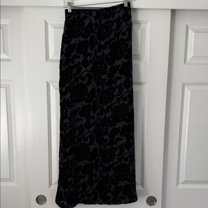 Louben Vintage Elegant Black Floral Women's Skirt✨ Size: 4